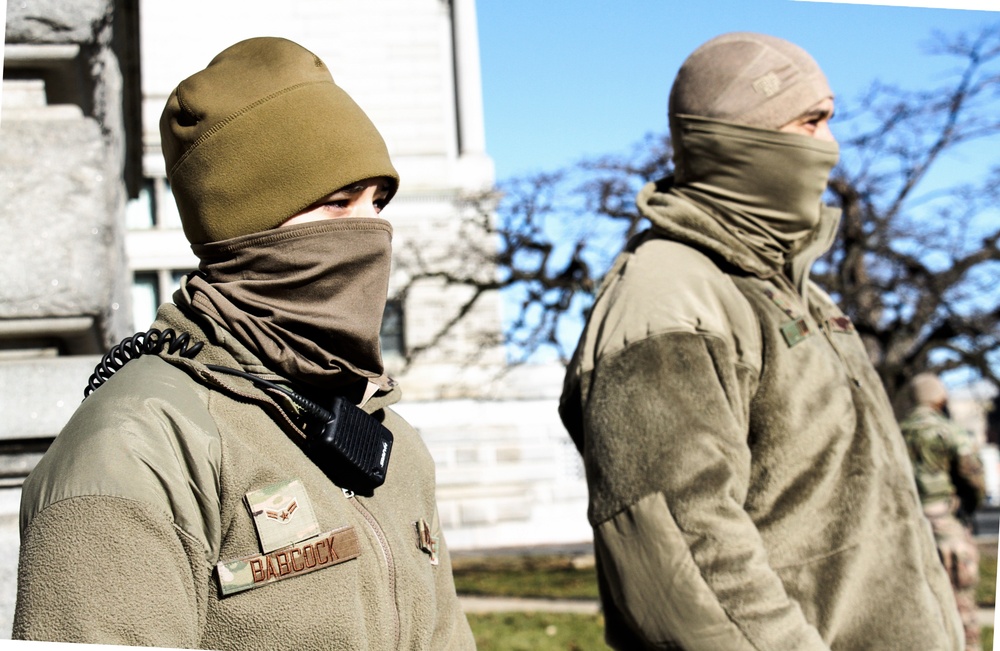Virginia Soldiers, Airmen stand guard in nation's capital