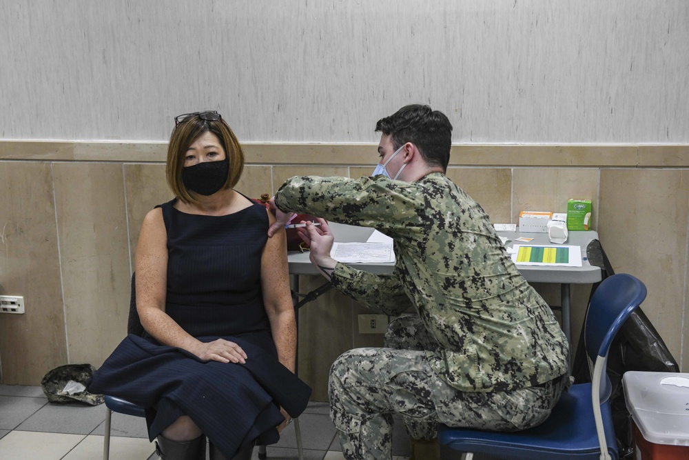 U.S. Naval Forces Europe and Africa receive COVID-19 vaccine