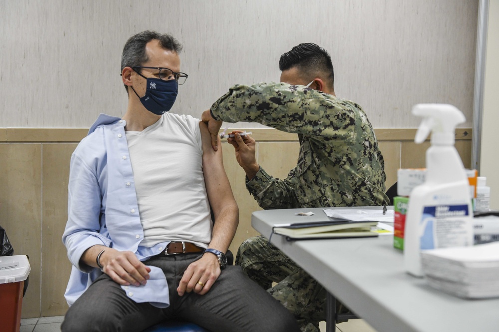 U.S. Naval Forces Europe and Africa receive COVID-19 vaccine