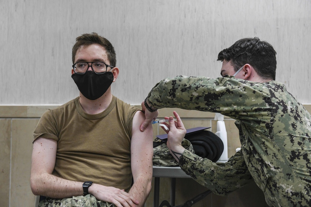 U.S. Naval Forces Europe and Africa receive COVID-19 vaccine