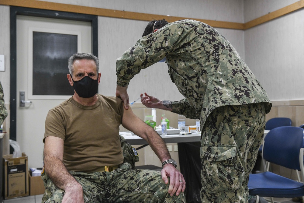 U.S. Naval Forces Europe and Africa receive COVID-19 vaccine