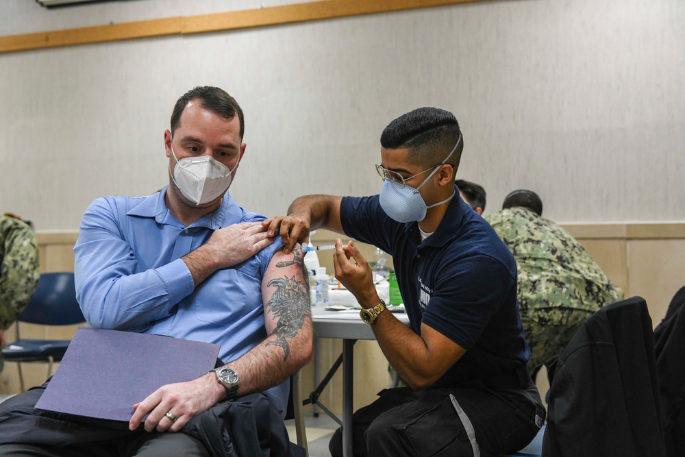 U.S. Naval Forces Europe and Africa receive COVID-19 vaccine