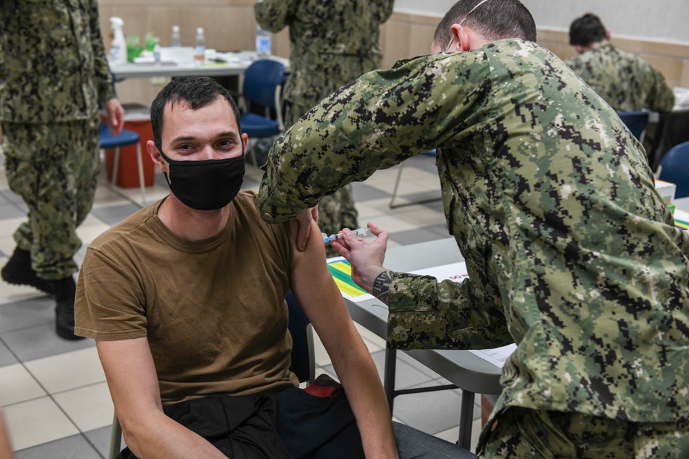 U.S. Naval Forces Europe and Africa receive COVID-19 vaccine