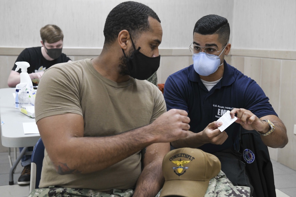 U.S. Naval Forces Europe and Africa receive COVID-19 vaccine