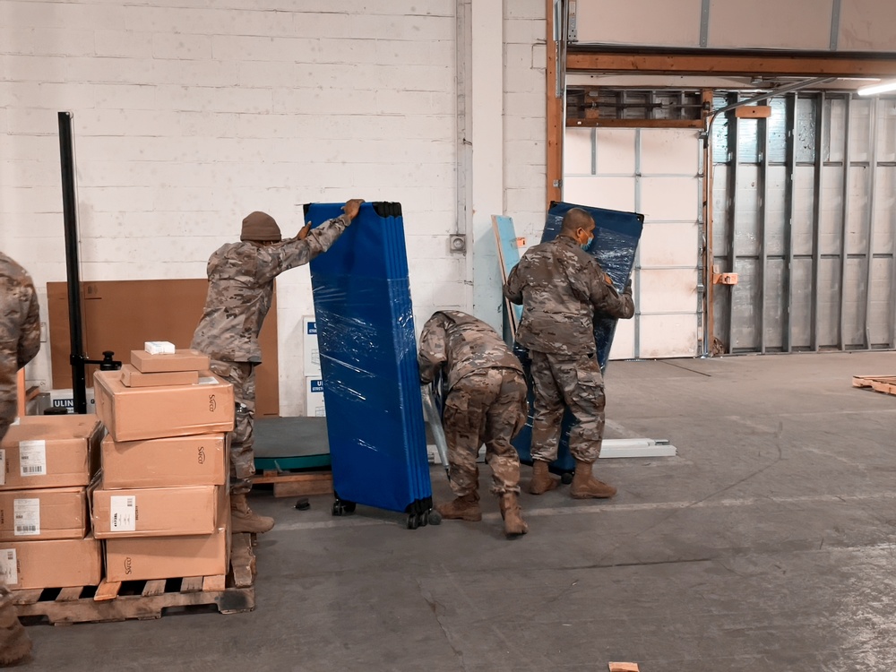 N.Y. National Guard Builds COVID Vaccination 'Pods' to Support State Vaccination Effort