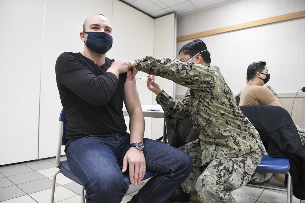 U.S. Naval Forces Europe and Africa receive COVID-19 vaccine