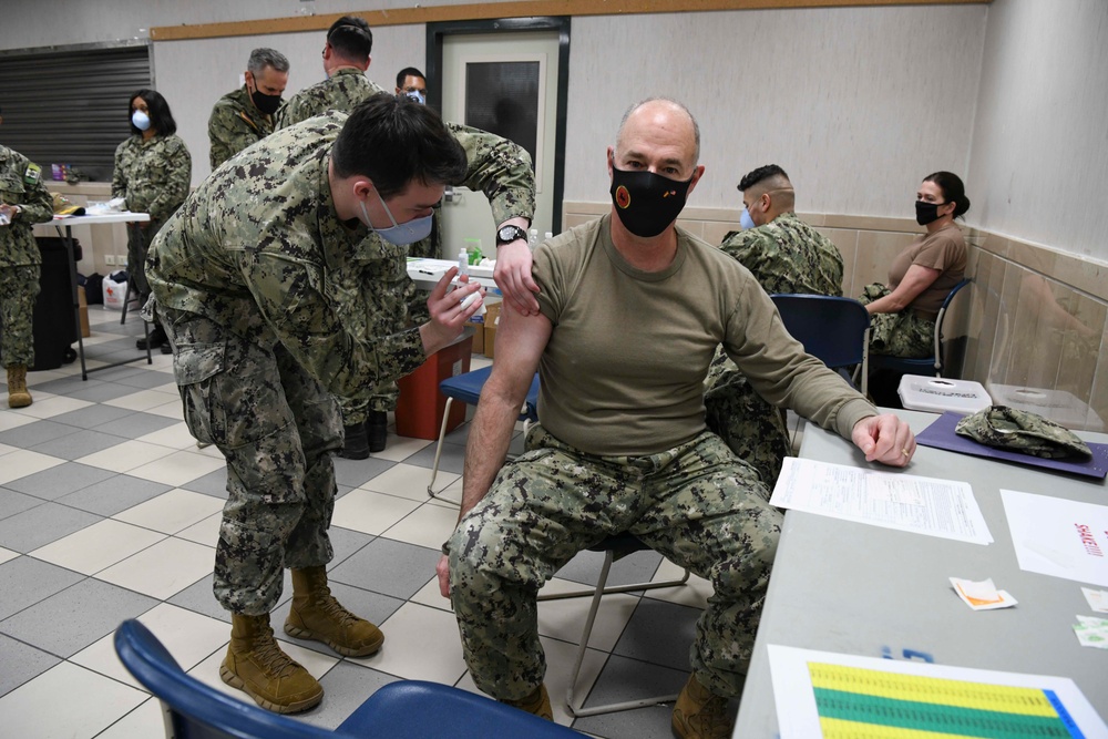 U.S. Naval Forces Europe and Africa receive COVID-19 vaccine