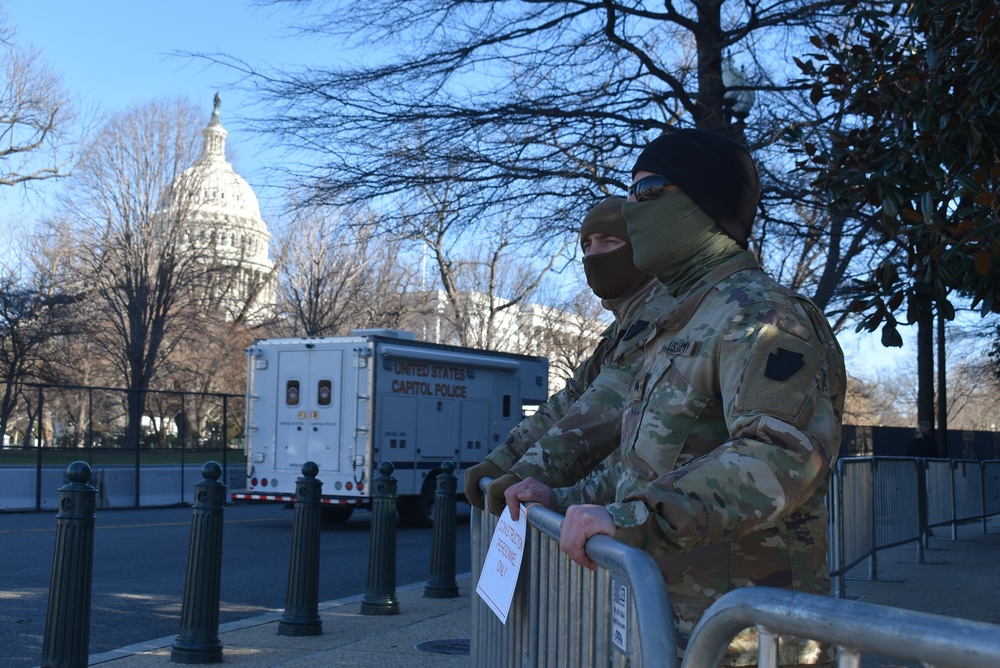 Pennsylvania National Guard arrives in Washington, D.C.