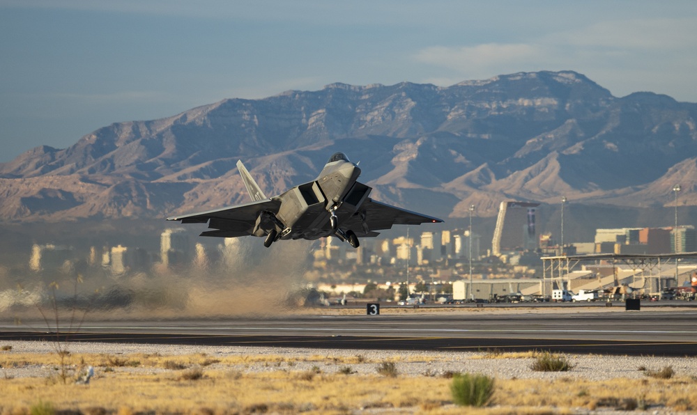 Nellis AFB take-offs and landings