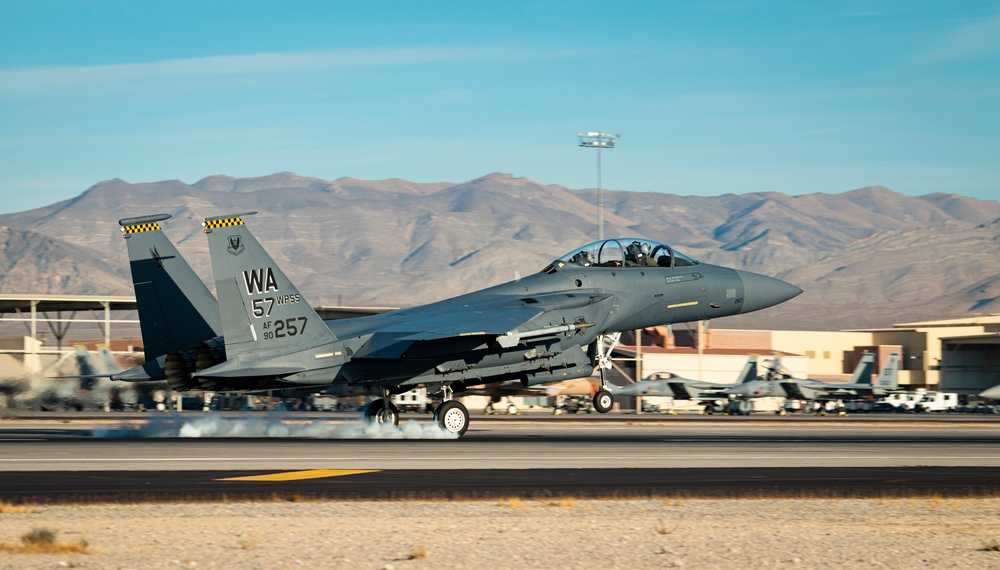 Nellis AFB take-offs and landings