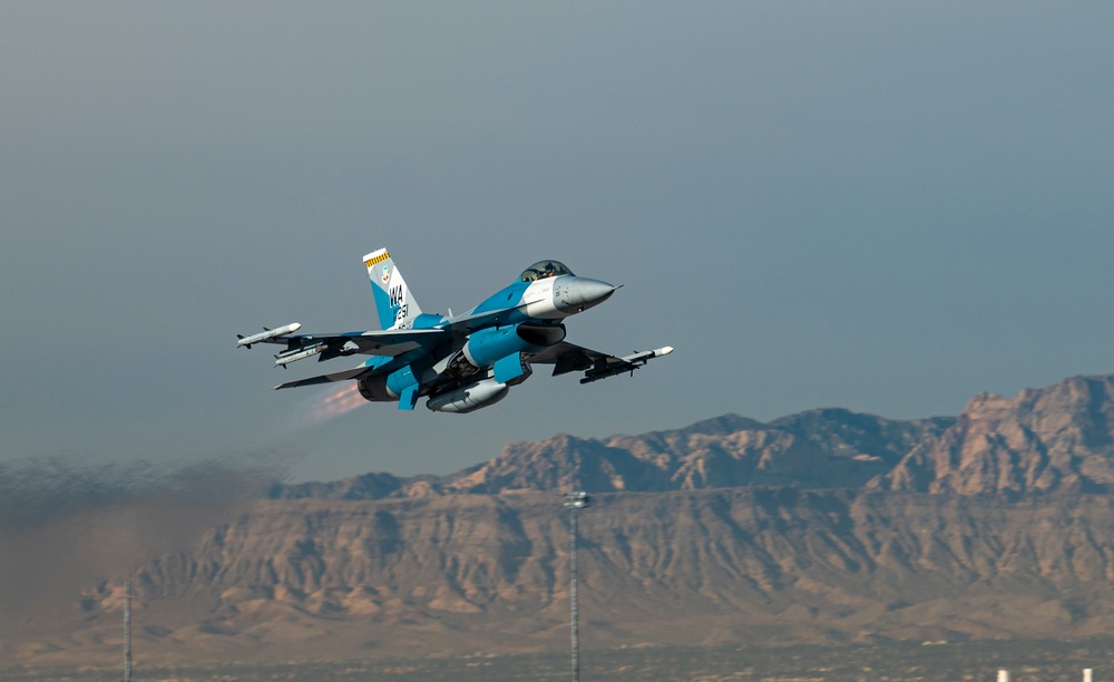 Nellis AFB take-offs and landings