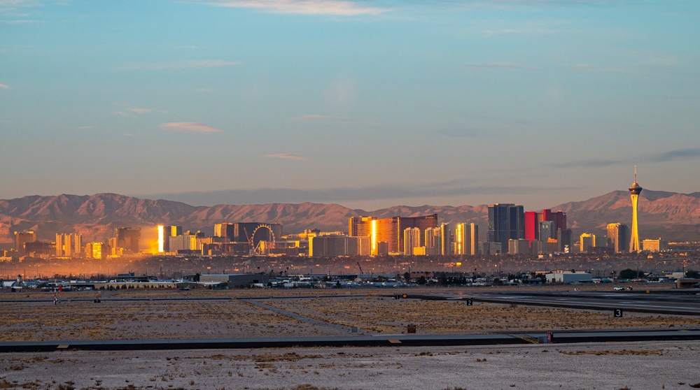 Nellis AFB take-offs and landings