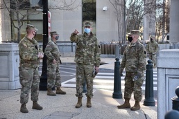 Pennsylvania National Guard arrives in Washington, D.C., to support presidential inauguration