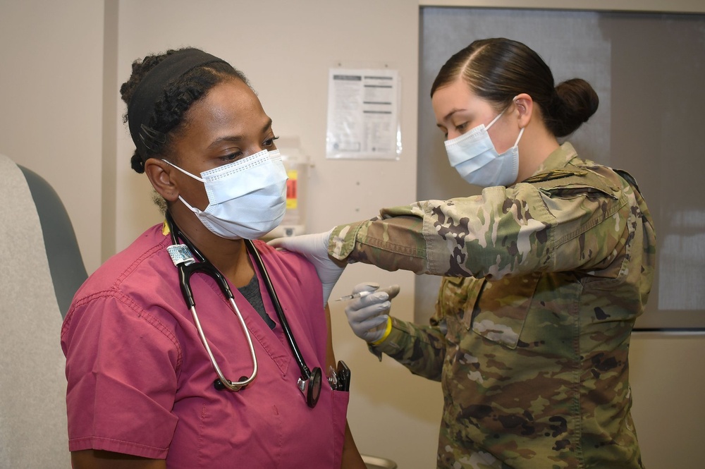 First COVID-19 vaccines administered at Fort Drum