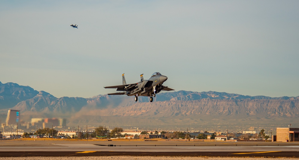 Coming and Going at Nellis AFB