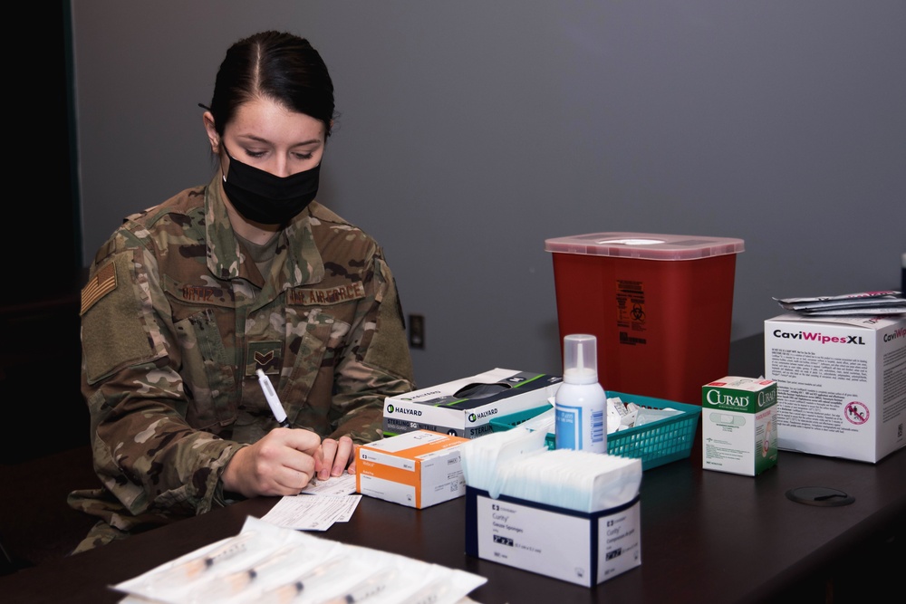 178th Wing Airmen receive COVID-19 Vaccine