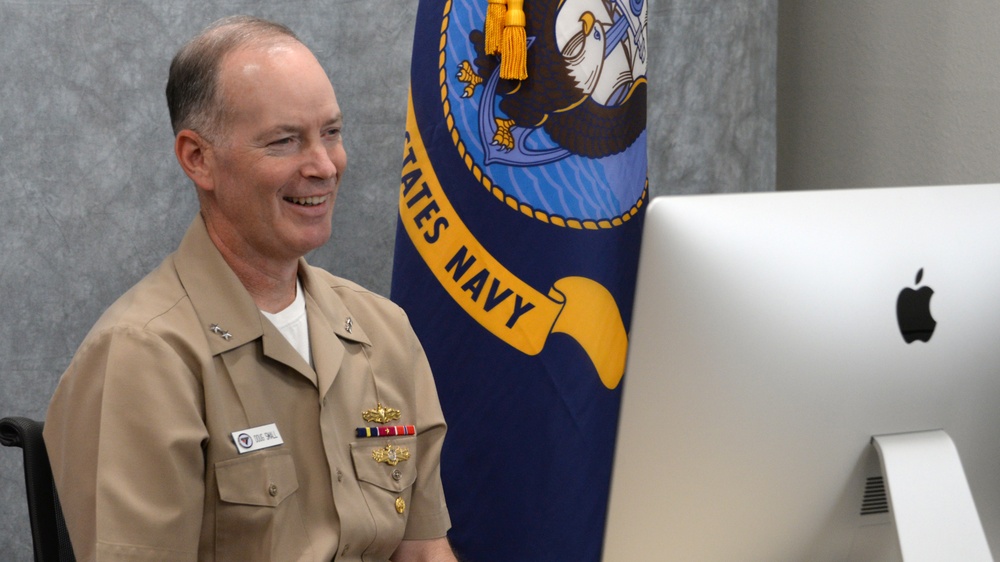 NAVWAR Commander Speaks at SNA