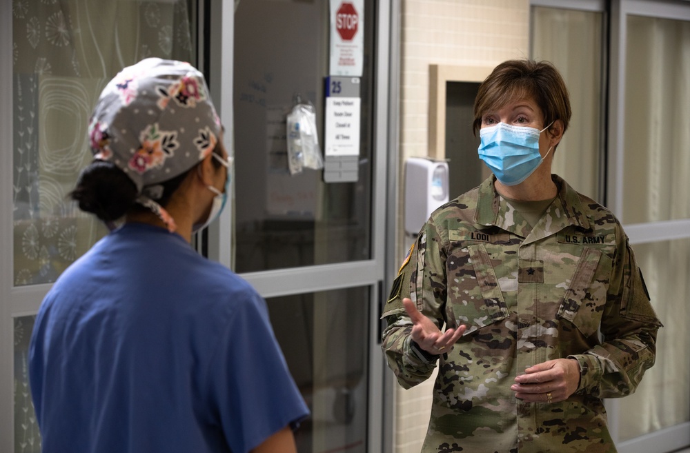 BG Lodi visits UAMTF-531 at Marshfield Medical Center