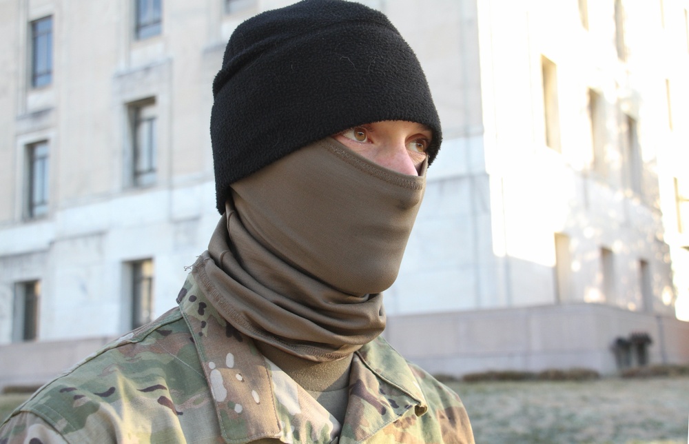 1-116th Soldiers stand guard in Washington, D.C.