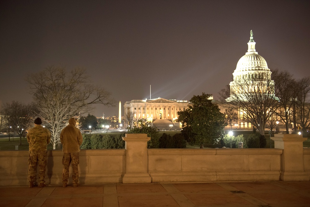 Virginia National Guard Soldiers support authorities in Washington, D.C.