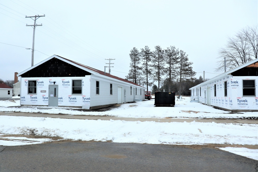 World War II-era buildings receiving upgrades at Fort McCoy