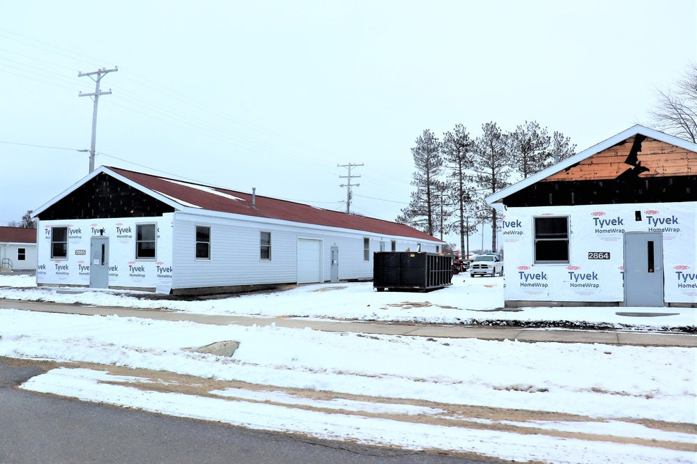 World War II-era buildings receiving upgrades at Fort McCoy