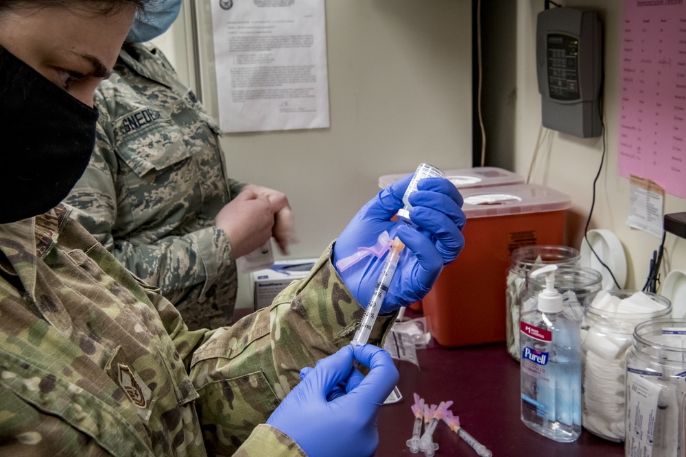179th Airlift Wing Medical Group begins COVID-19 vaccination process
