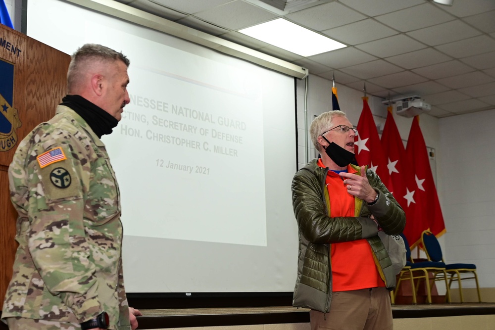 Sec Def visits Tennessee National Guard