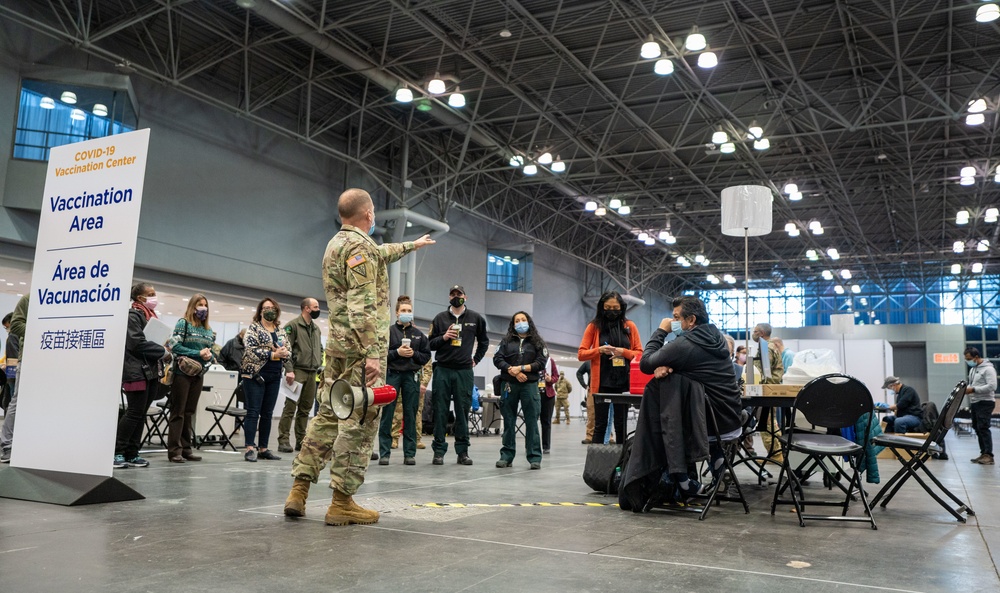 NY National Guard troops mobilize in support of state efforts to administer COVID-19 vaccines