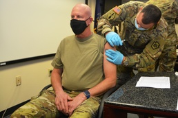 Pa. National Guard senior leaders receive COVID-19 vaccine