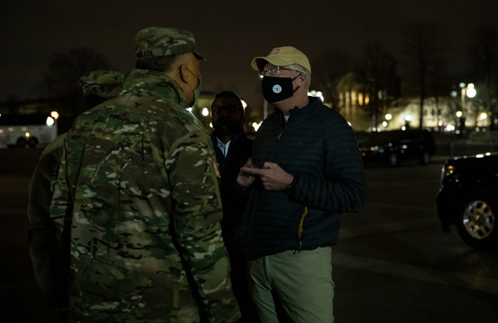 Acting Secretary of Defense Visits DC Guardsmen