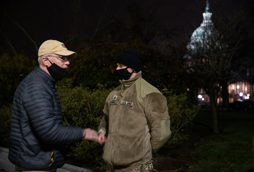 Acting Secretary of Defense Visits DC Guardsmen