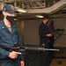 Sailors practice proper handling of an M4 service rifle