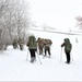 Fort McCoy CWOC class 21-02 students train using snowshoes, ahkio sleds