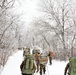 Fort McCoy CWOC class 21-02 students train using snowshoes, ahkio sleds