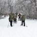 Fort McCoy CWOC class 21-02 students train using snowshoes, ahkio sleds