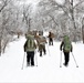 Fort McCoy CWOC class 21-02 students train using snowshoes, ahkio sleds