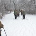 Fort McCoy CWOC class 21-02 students train using snowshoes, ahkio sleds