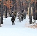 Fort McCoy CWOC class 21-02 students train using snowshoes, ahkio sleds