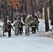 Fort McCoy CWOC class 21-02 students train using snowshoes, ahkio sleds