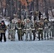 Fort McCoy CWOC class 21-02 students train using snowshoes, ahkio sleds