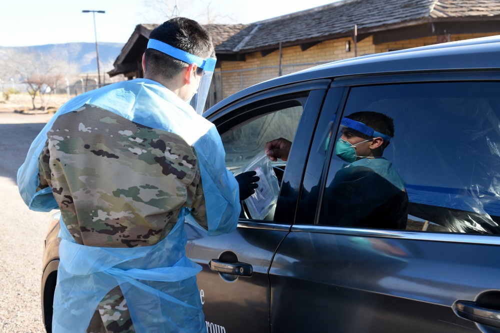 AZNG hosts mobile COVID-19 test site with White Mountain Apache Tribe