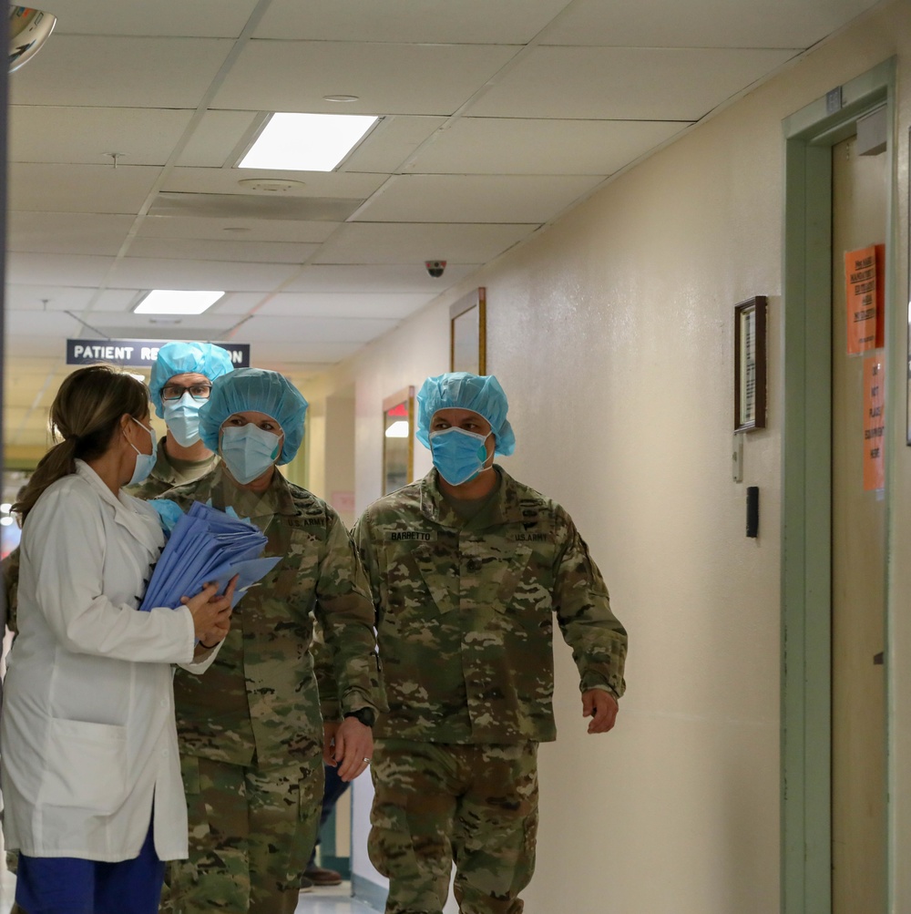 U.S. Army North’s Command Team visits Gallup Indian Medical Center