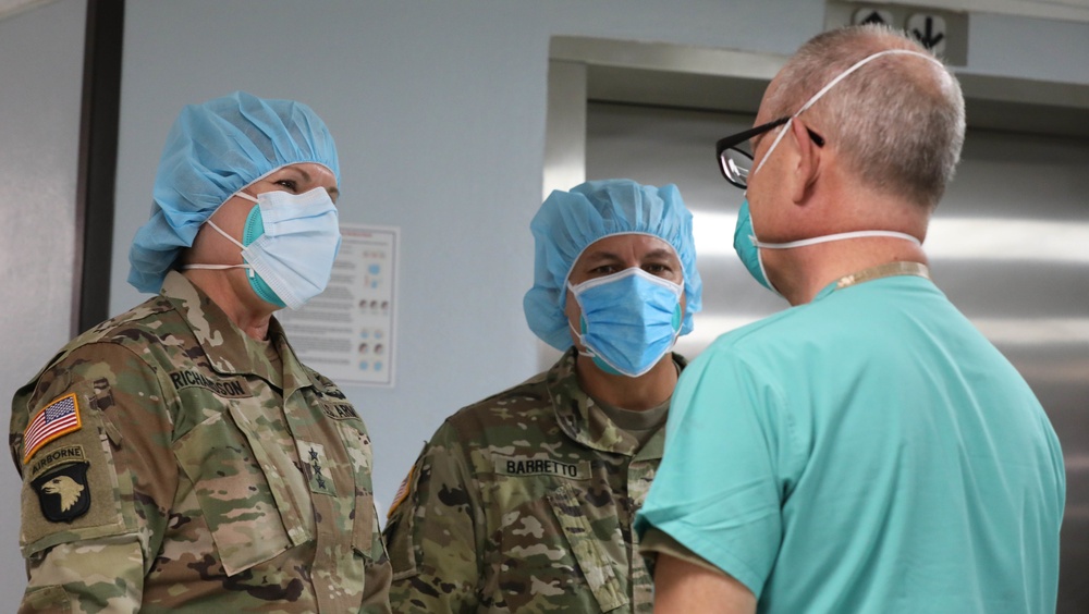U.S. Army North’s Command Team visits Gallup Indian Medical Center