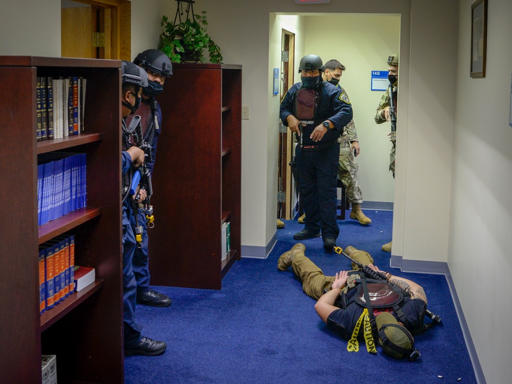 Andersen conducts active shooter exercise