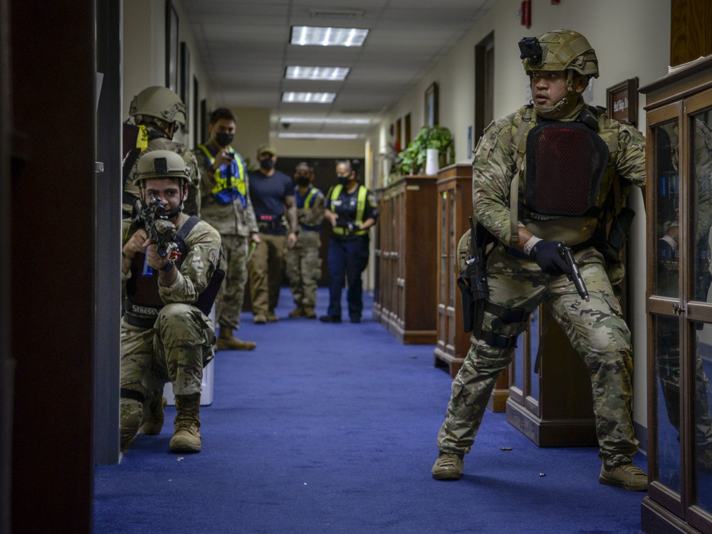 Andersen conducts active shooter exercise