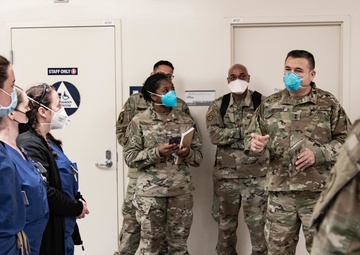 Task Force 51, Task Force 46, and JFLCC leadership visit LAC+USC