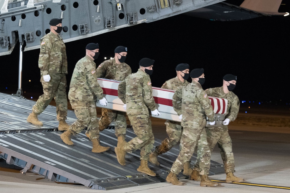 U.S. Army Staff Sgt. Anthony C. Bermudez - Dignified Transfer