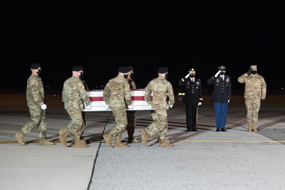 U.S. Army Staff Sgt. Anthony C. Bermudez - Dignified Transfer