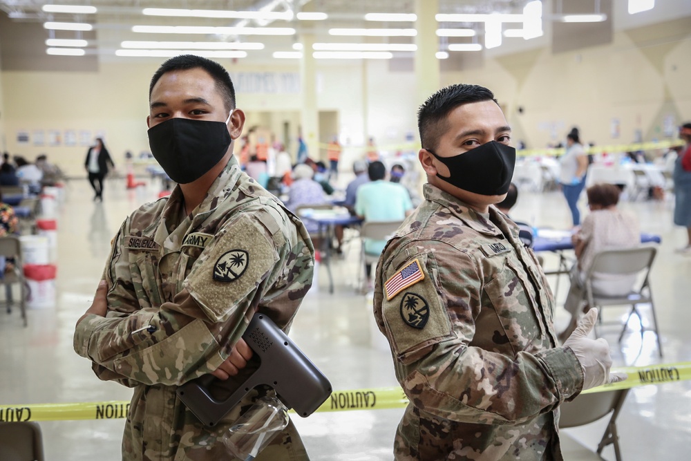 Guam Guard Assists with Vaccination Efforts